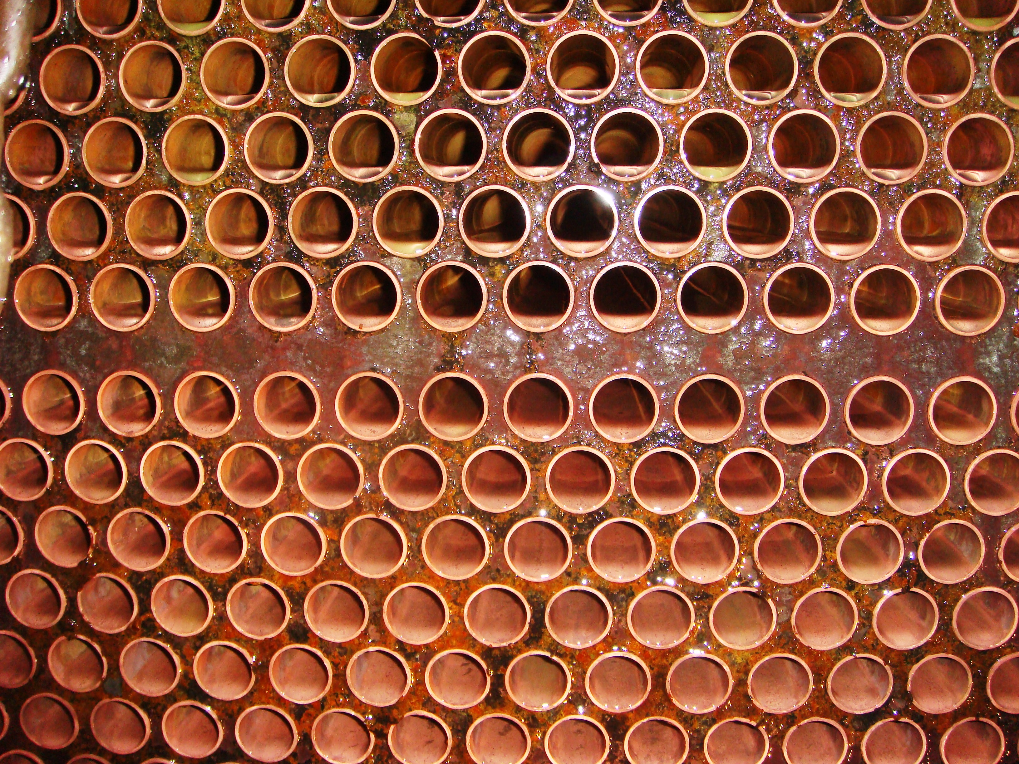 清洗後-冷凝器水垢