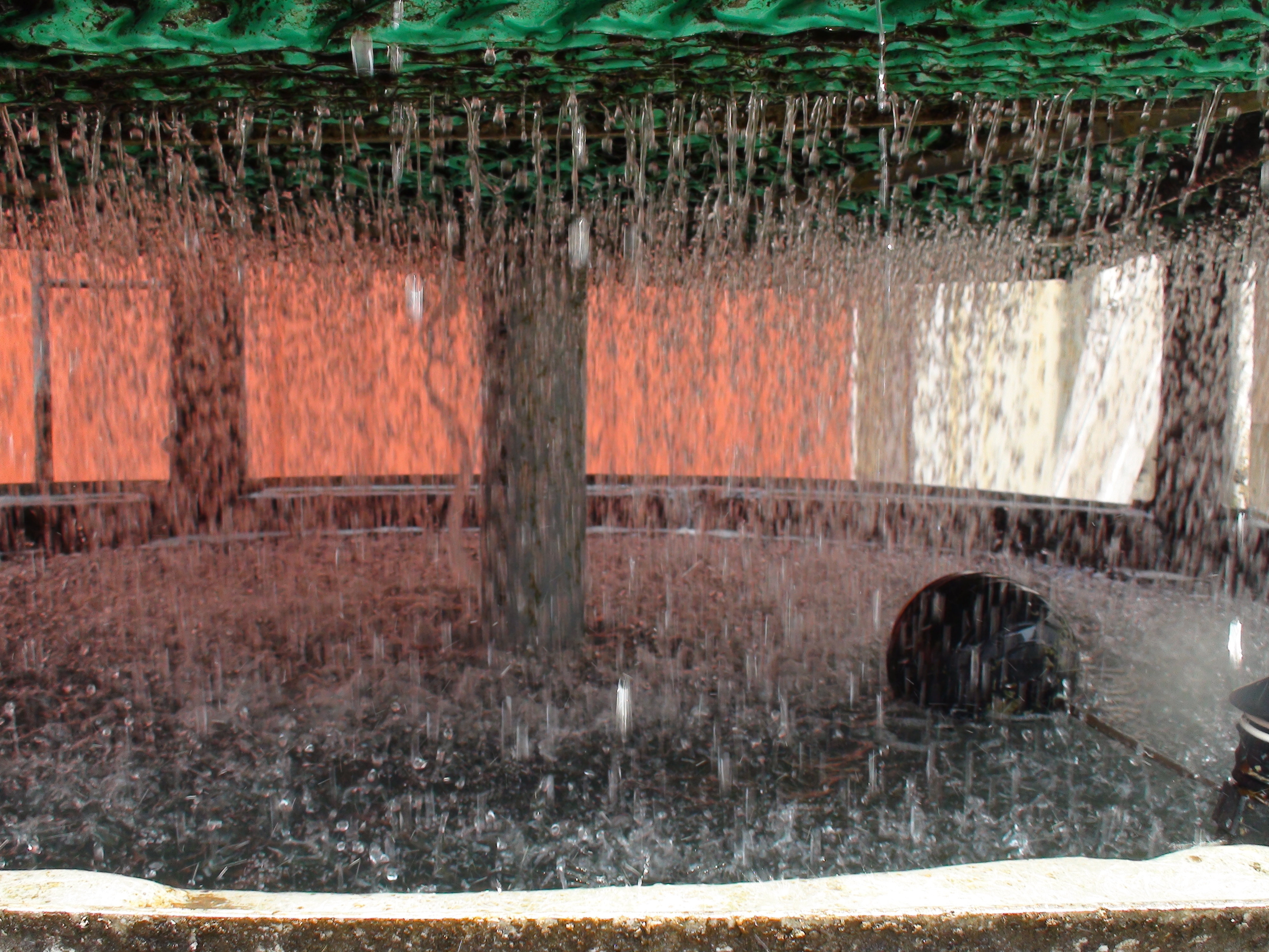 清洗前-散熱材水流局部流速小